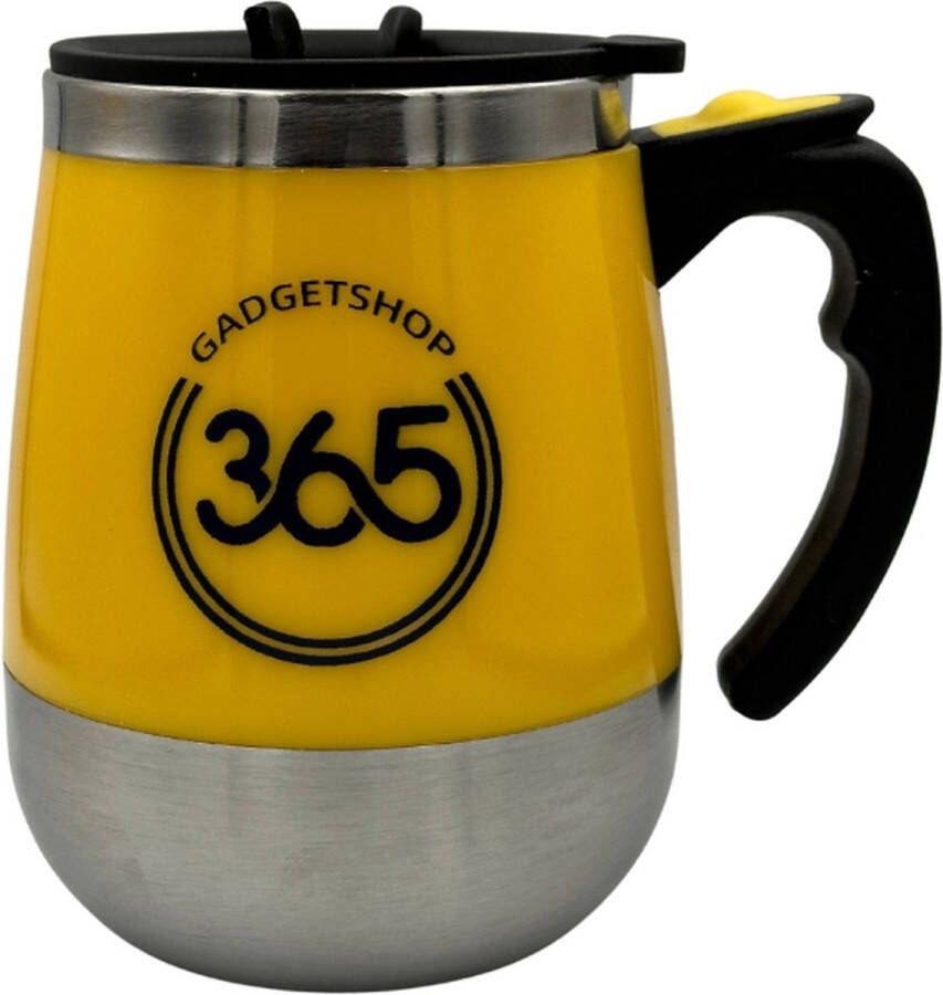 Gadgetshop365 Self Stirring Mug 1.5V Thee Koffie Mok Zelf Roerend Geel