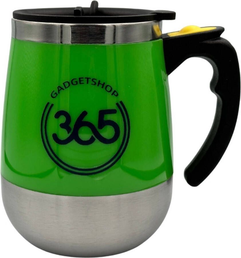 Gadgetshop365 Self Stirring Mug 1.5V Thee Koffie Mok Zelf Roerend Groen