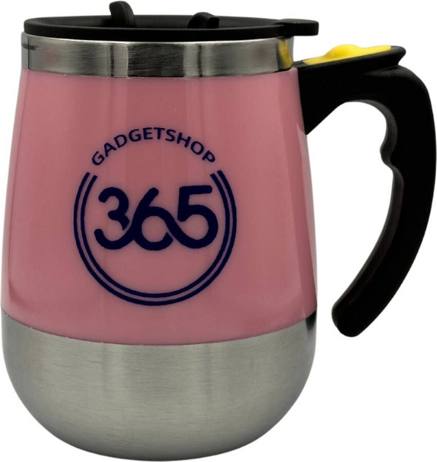 Gadgetshop365 Self Stirring Mug 1.5V Thee Koffie Mok Zelf Roerend Roze