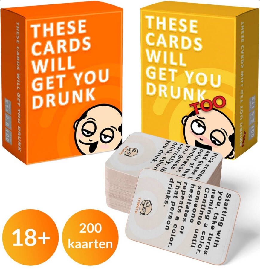 Gagato Kaarten Drankspel voor Volwassenen Kaartspel Drinking Game Speelkaarten Set 2 Stuks Kaartspellen