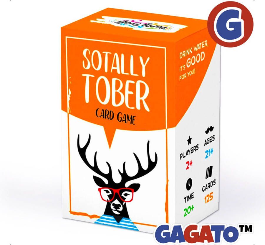 Gagato Sotally Tober Drankspel Drankkaarten Spel voor volwassenen Kaartspel Set Kaarten Partyspel 2 tot 8 spelers