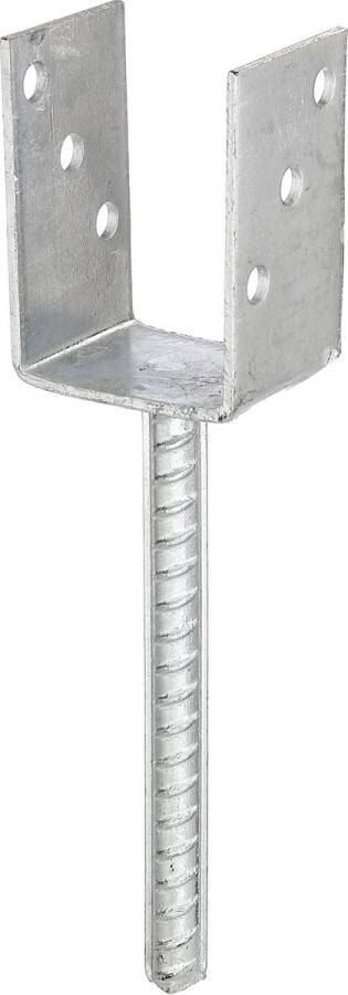 Albert s U-vormige paalsteun vorkbreedte 81 mm (80 mm hout = houtmaat)