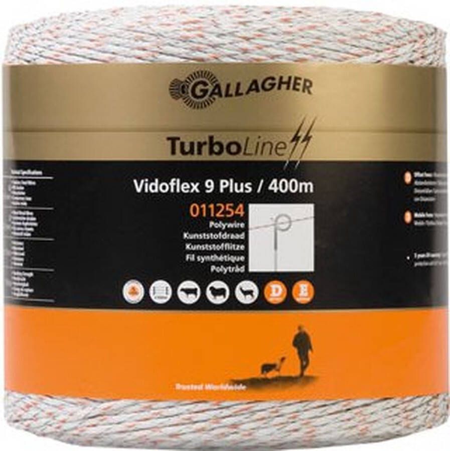 Gallagher Vidoflex 9 TurboLine Plus schrikdraad