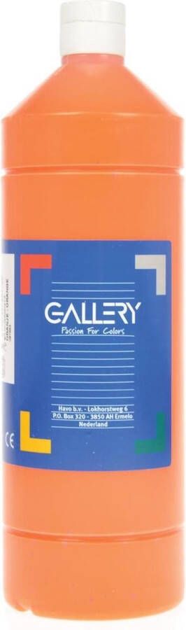 Gallery Plakkaatverf flacon van 1.000 ml oranje