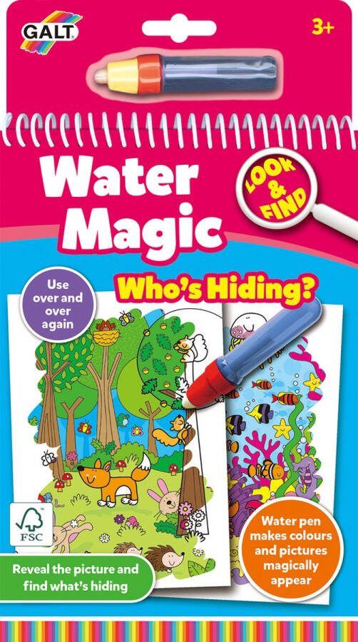 Galt Kleurboekje Watermagie Who Is Hiding
