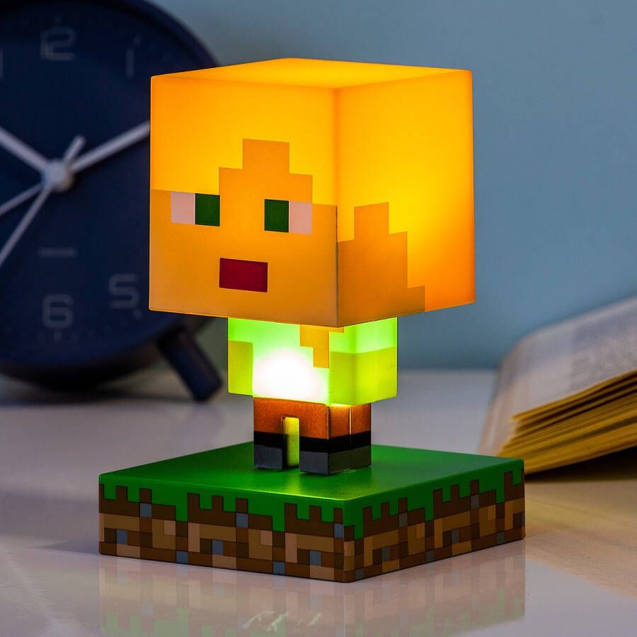 Game Merchandise Paladone Minecraft Nachtlamp Alex Icon Light 3D Lamp