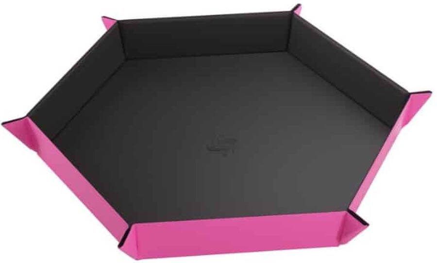 Gamegenic Dice Tray Magnetic Hexagonal: Roze Accesoires