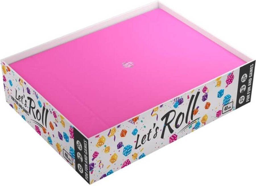 Gamegenic Dice Tray Magnetic Rectangular: Roze Accesoires
