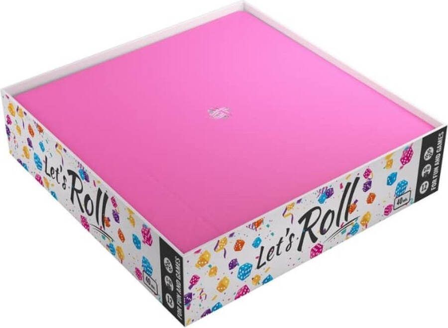 Gamegenic Dice Tray Magnetic Square: Roze Accesoires