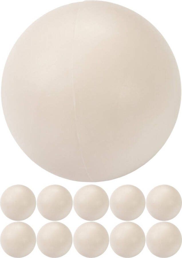 GAMES PLANET Voetbaltafel Ballen Wit Set van 10 Tafelvoetbal Ø 31 mm