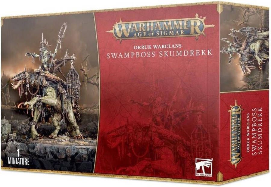 Games Workshop Warhammer Age of Sigmar Orruk Warclans Swampboss Skumdrekk