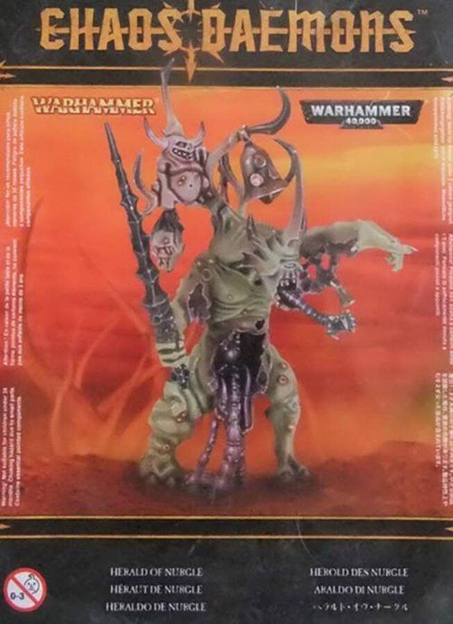 Games Workshop Age of Sigmar Warhammer 40 000 Daemons of Nurgle: Poxbringer Herald of Nurgle