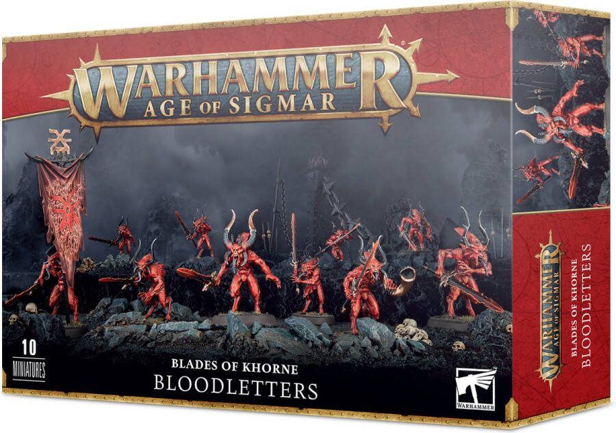 Games Workshop Age of Sigmar Warhammer 40.000 Daemons Of Khorne Bloodletters