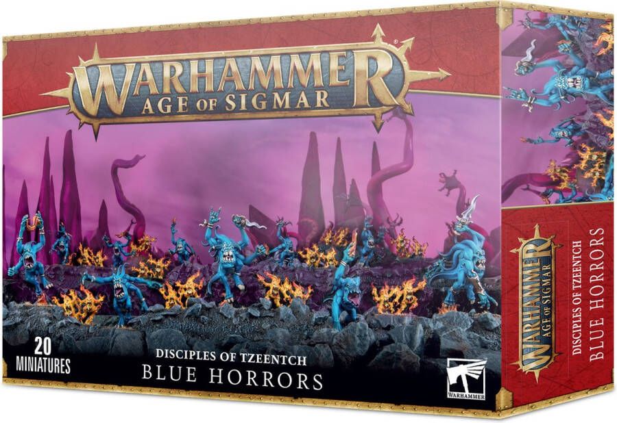 Games Workshop Age of Sigmar Warhammer 40.000 Daemons of Tzeentch Blue Horrors