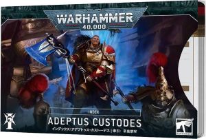 Games Workshop Warhammer 40.000: 10th Ed. Index Cards: Adeptus Custodes (EN)