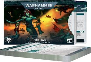 Games Workshop Warhammer 40.000: 10th Ed. Index Cards: Drukhari (EN)