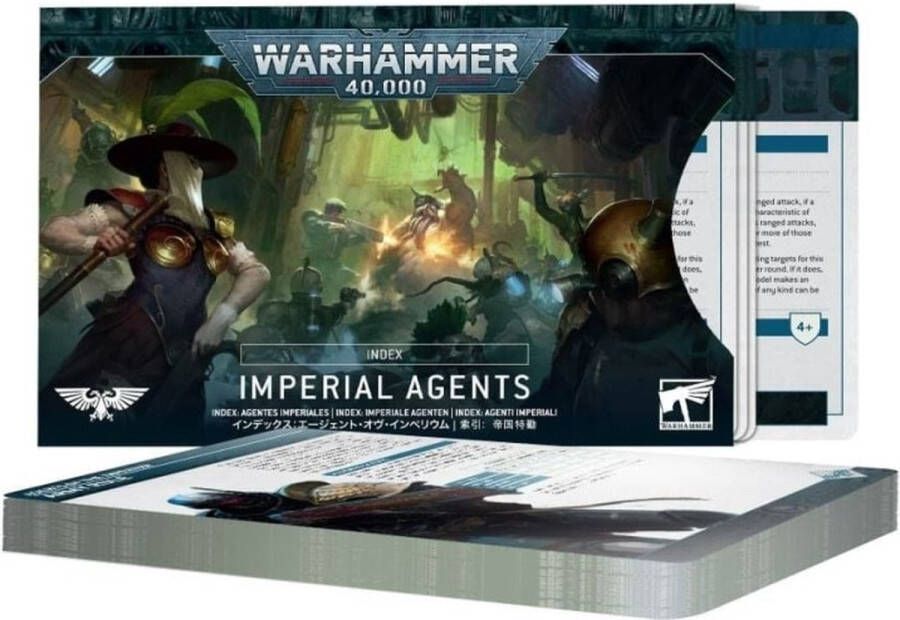 Games Workshop Warhammer 40.000: 10th Ed. Index Cards: Imperial Agents (EN)