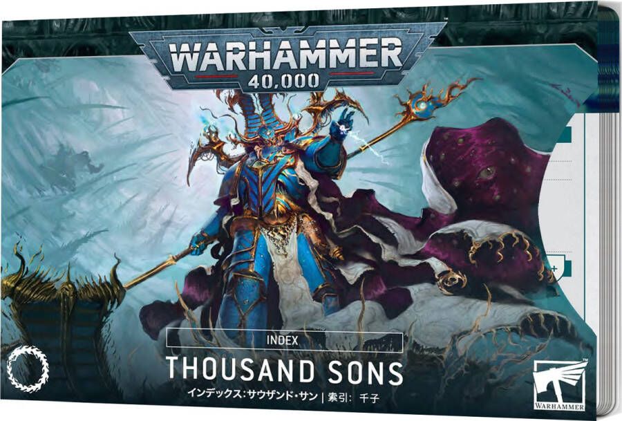 Games Workshop Warhammer 40.000: 10th Ed. Index Cards: Thousand Sons (EN)