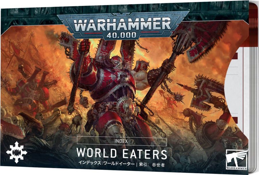 Games Workshop Warhammer 40.000: 10th Ed. Index Cards: World Eaters (EN)