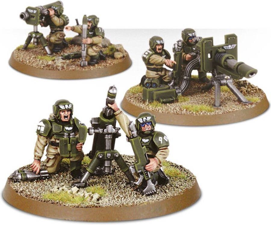 Games Workshop Warhammer 40.000 Astra Militarum Cadian Heavy Weapon Squad