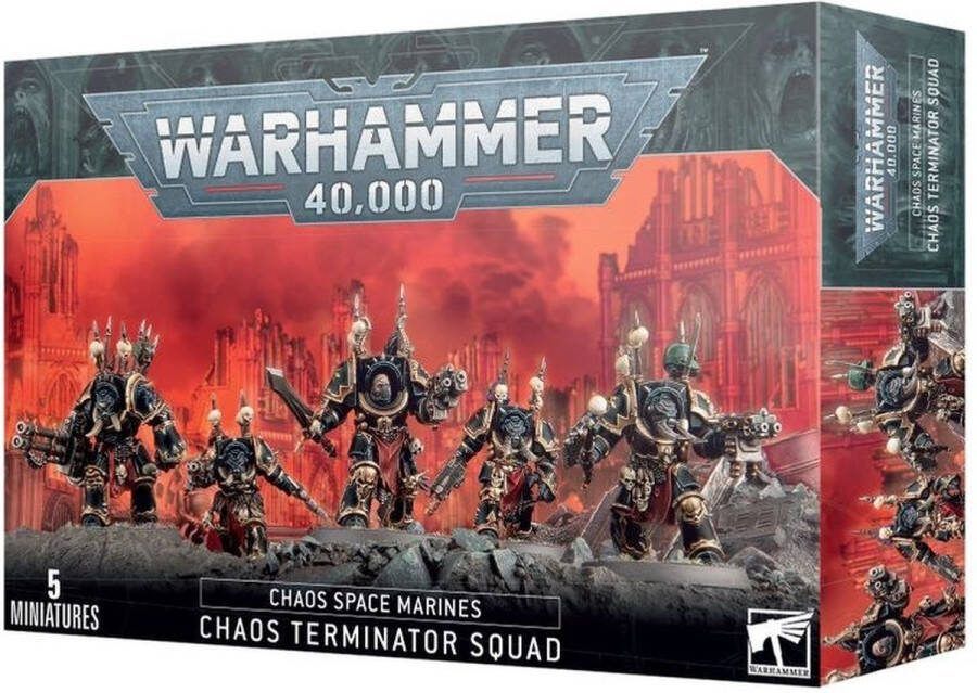 Games Workshop Warhammer 40.000 Chaos Space Marines Terminators