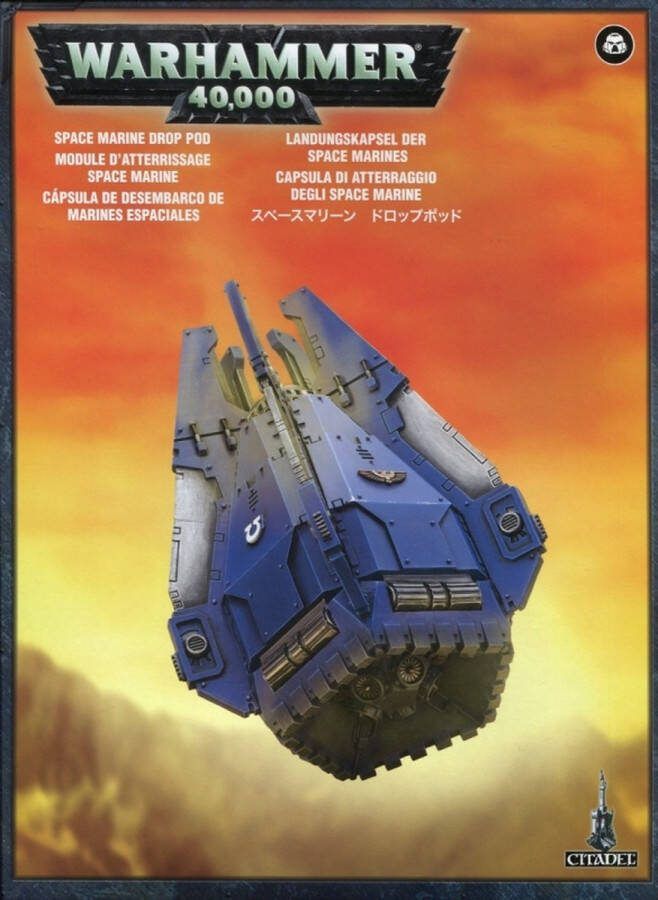 Games Workshop Warhammer 40.000 Space Marines Drop Pod