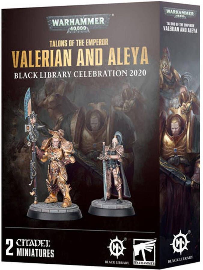 Games Workshop Warhammer 40.000: Talons Of The Emperor: Valerian And Aleya Black Library Celebration 2020 BL-02