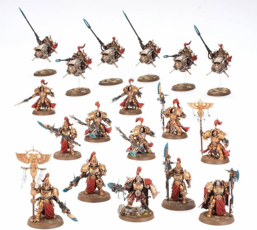Games Workshop Warhammer 40k Adeptus Custodes Battleforce Auric Champions 01-20