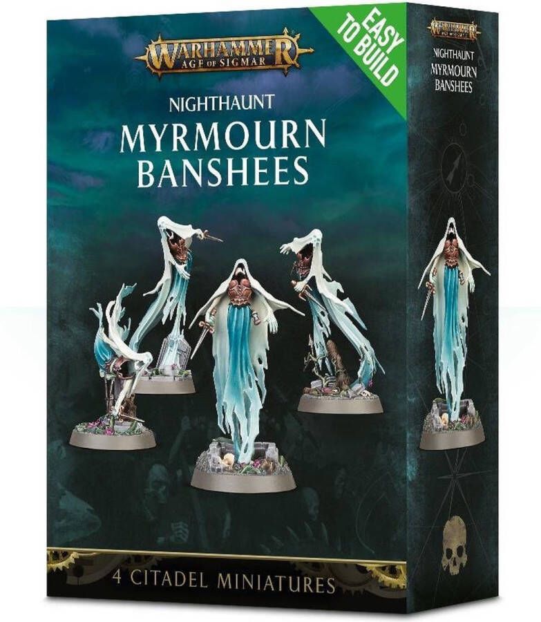 Games Workshop Warhammer Age of Sigmar Nighthaunt Easy to Build Myrmourn Banshees