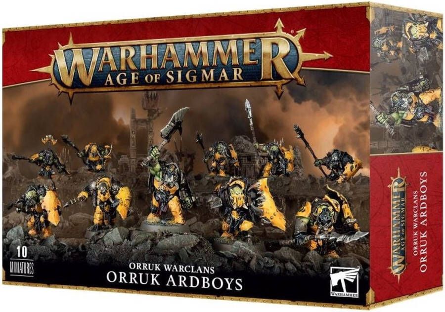 Games Workshop Warhammer Age of Sigmar Orruk Warclans Orruk Ardboyz (89-61)
