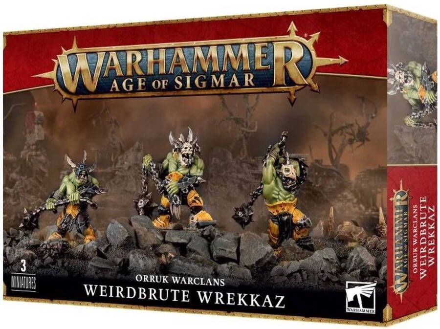 Games Workshop Warhammer Age of Sigmar Orruk Warclans Weirdbrute Wrekkaz (89-82)