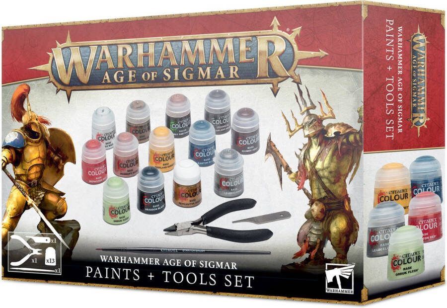 Games Workshop Warhammer Age of Sigmar: Paint + Tools 80-17