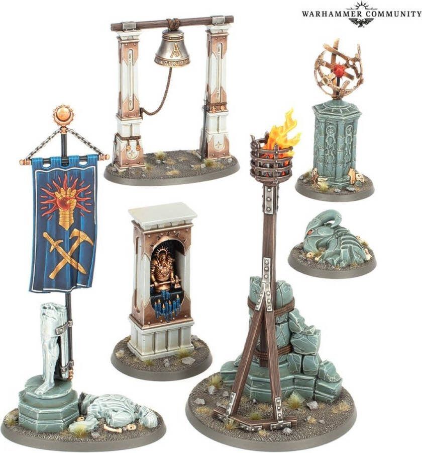 Games Workshop Warhammer Age of Sigmar Shattered Dominion Objectives Verzamelfiguur Videospel