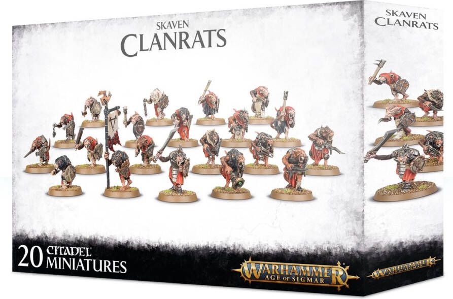 Games Workshop Warhammer Age of Sigmar Skaven Clanrats