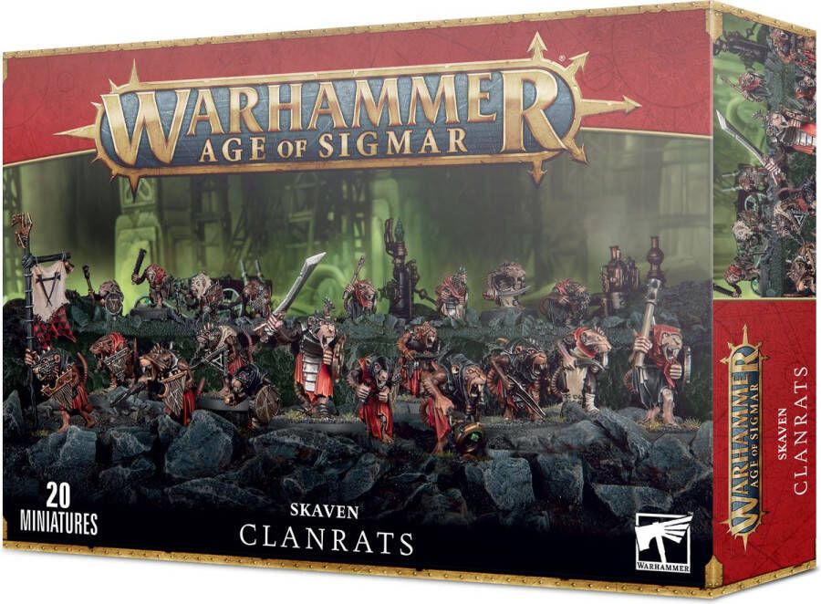 Games Workshop Warhammer Age of Sigmar Skaven Clanrats