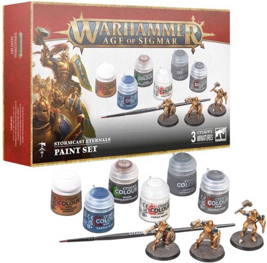 Games Workshop Warhammer Citadel Age Of Sigmar Stormcast Eternals Paint Set 60-10