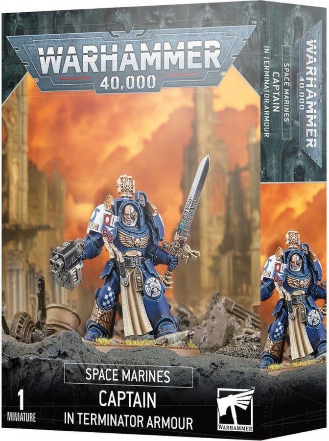 Games Workshop Warhammer Space Marines Captain In Terminator Armour 48-92