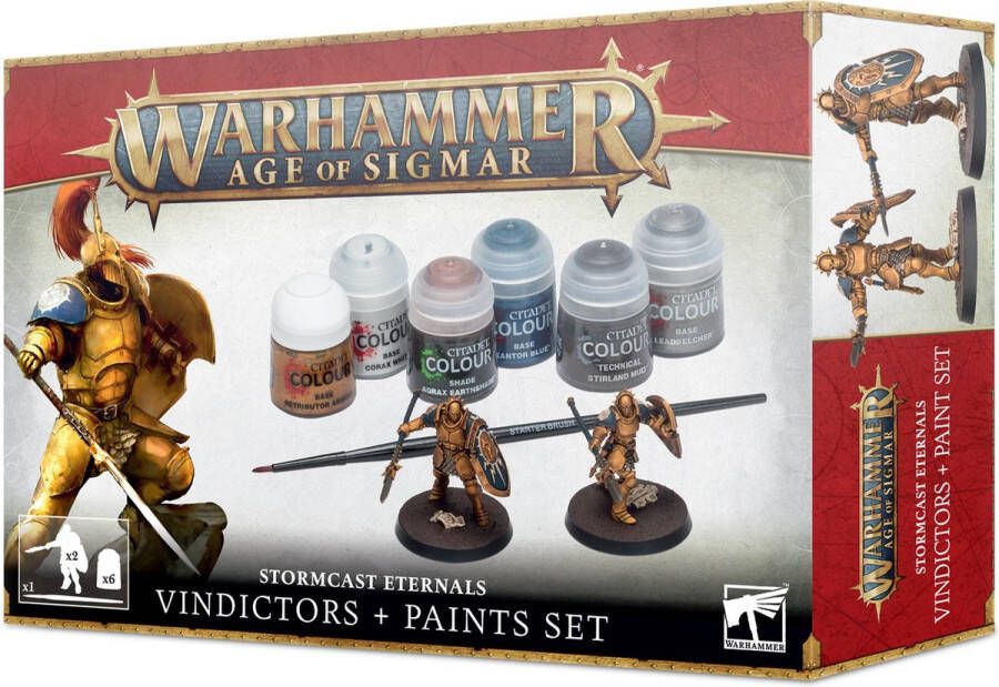 Games Workshop Warhammer Stormcast Eternals Vindictors + Paints Set 60-10