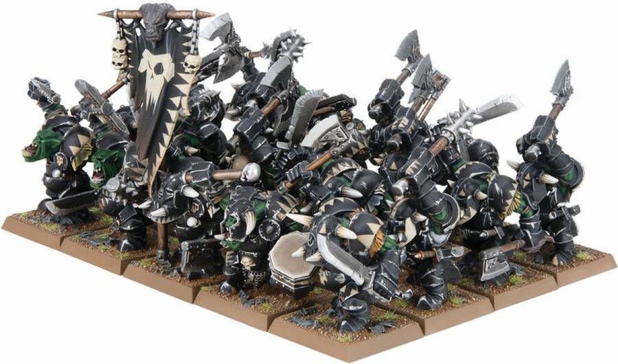 Games Workshop Warhammer The Old World Orc And Goblin Tribes Black Orc Mob 09-13