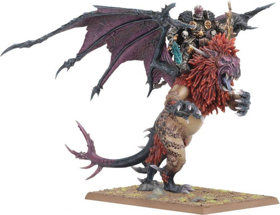 Games Workshop Warhammer The Old World Warriors Of Chaos Lord On Manticore 08-05