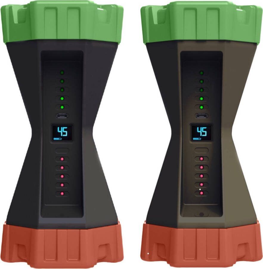 Gametimer Leerklok Timer voor Kinderen Educatieve leerklok kind Time Management Vergaderklok Aftelklok Leerklokken Kookwekker Analoog Leer Klok kijken Educatief Speelgoed Schermtijd Combi deal (Zwart Army) NIEUW!