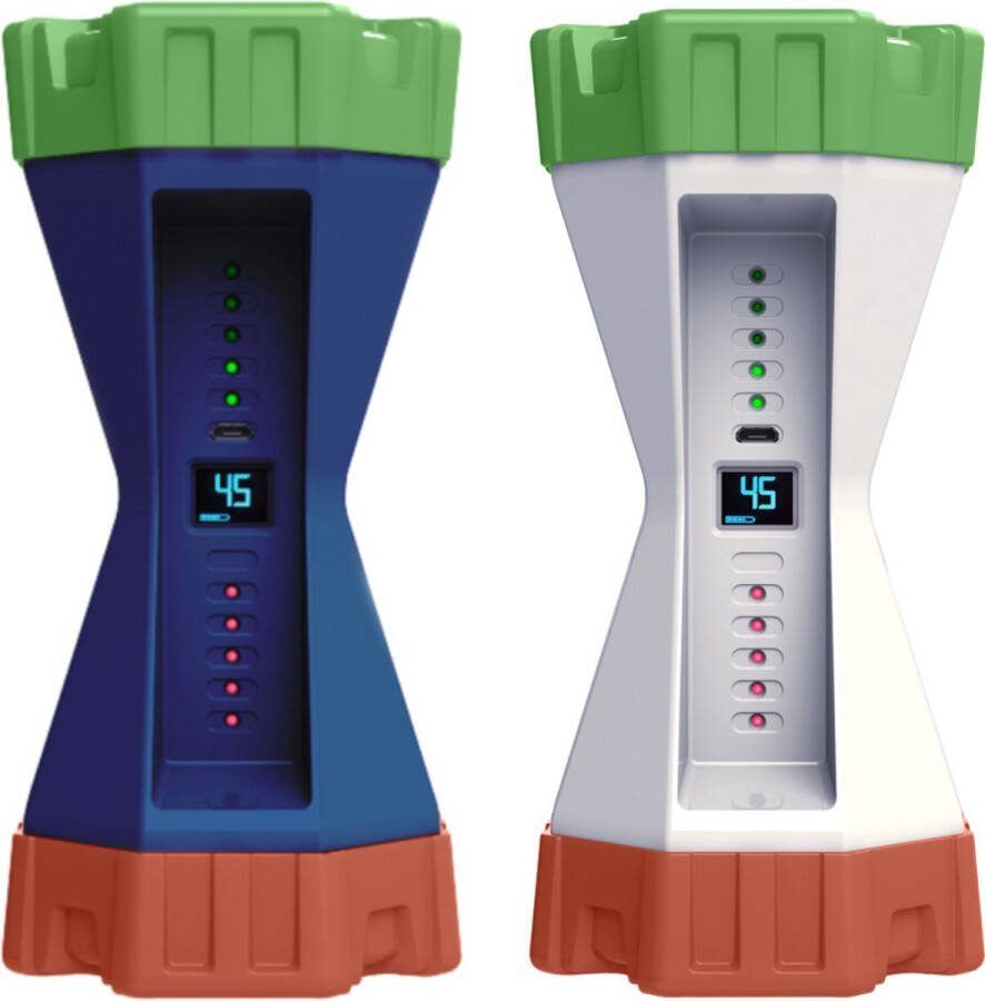 Gametimer Leerklok Timer voor Kinderen Educatieve leerklok kind Time Management Vergaderklok Aftelklok Leerklokken Kookwekker Analoog Leer Klok kijken Educatief Speelgoed Schermtijd Combi deal (Navy Wit) NIEUW!