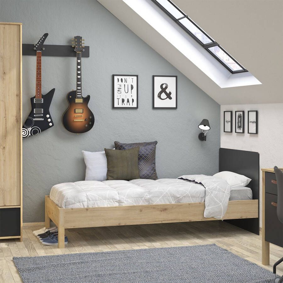 Gami Eenpersoonsbed Liam 90x200 Bruin