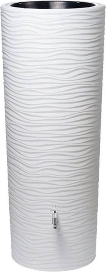 Garantia regenton met bloembak 350 liter arctic