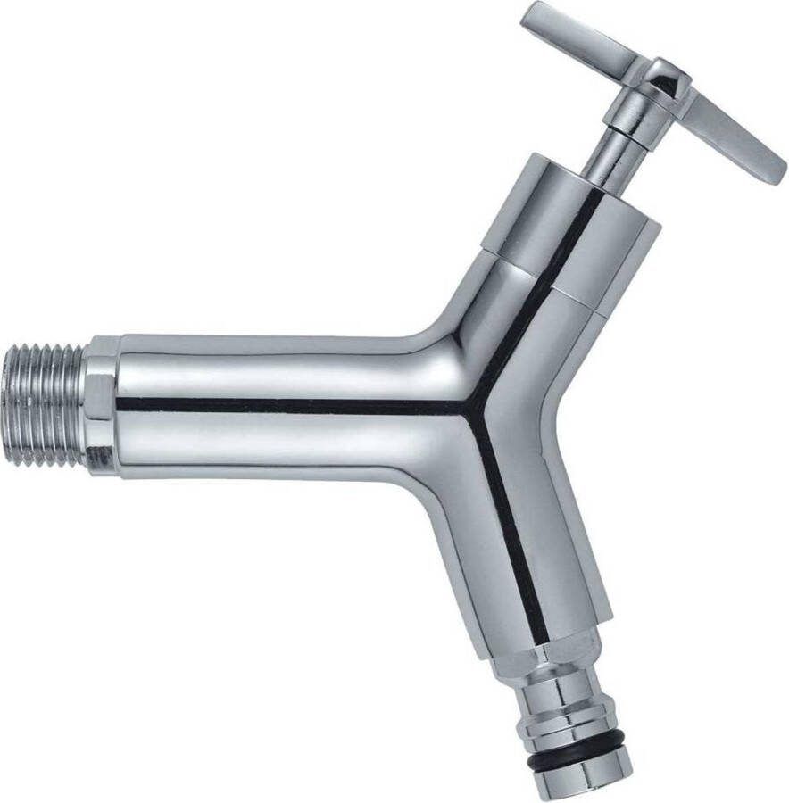 Waterton.nl Design regentonkraan van chrome