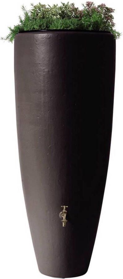 Garantia Regenton 300 liter + Plantenbak 2 in 1 Mokka Messing tapkraan - Foto 3