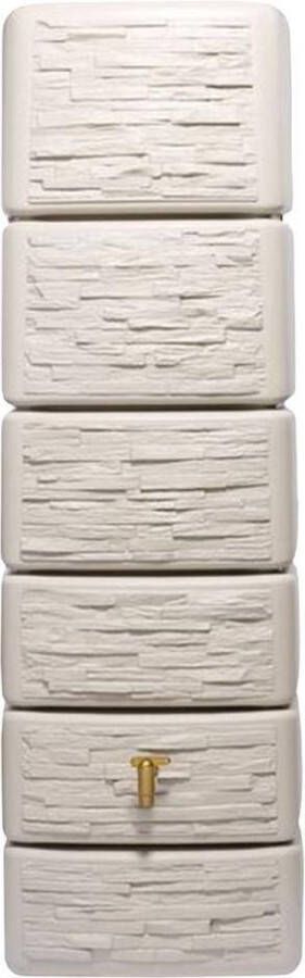 GRAF Wateropvangbak Slim Stone 300l Natuursteen Zand Boventank Capaciteit 300l