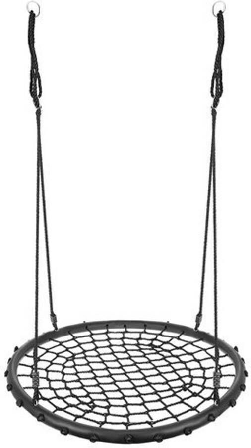 Gard In Nestschommel – ø 100 cm – Schommel – Buitenspeelgoed – Zwart – Ronde Kinderschommel – voor Kinderen – Nest Rond – Buitenschommel – Schommels – Swing