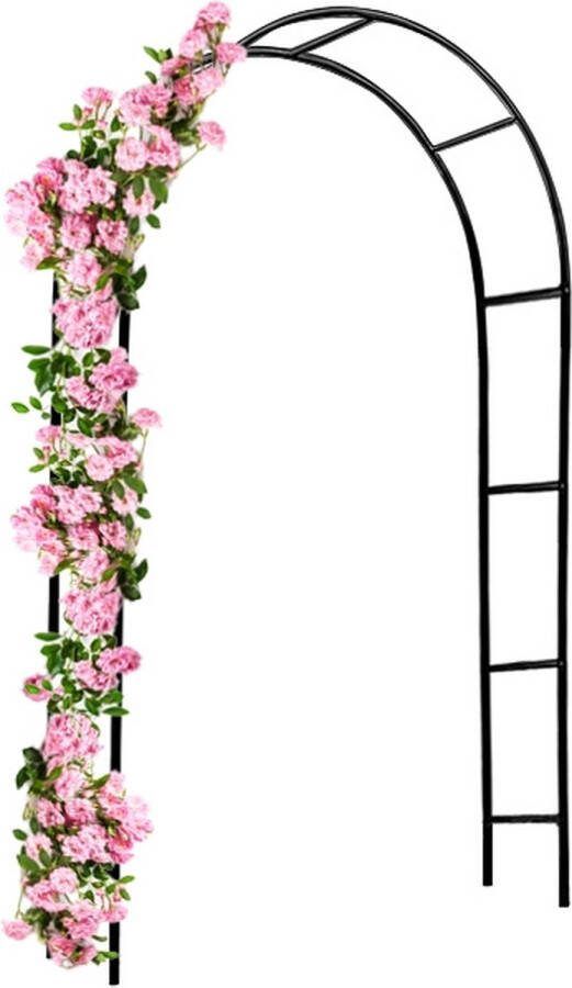 Gardebruk Rozenboog – Metaal Weerbestendig 240x140x37cm Zwart