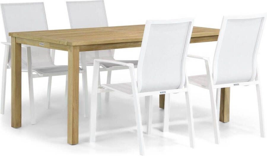 Garden Collections Lifestyle Ultimate Weston 160 cm dining tuinset 5-delig